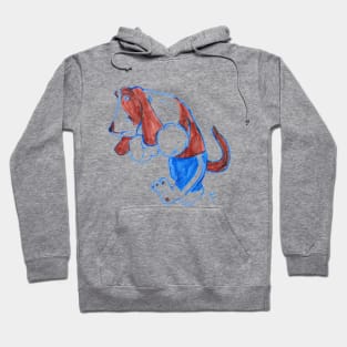 Boxing Basset Hound Hoodie